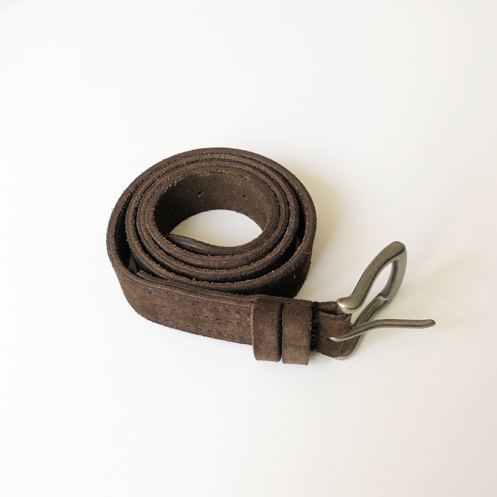 Suede Brown Belt – Allsaints